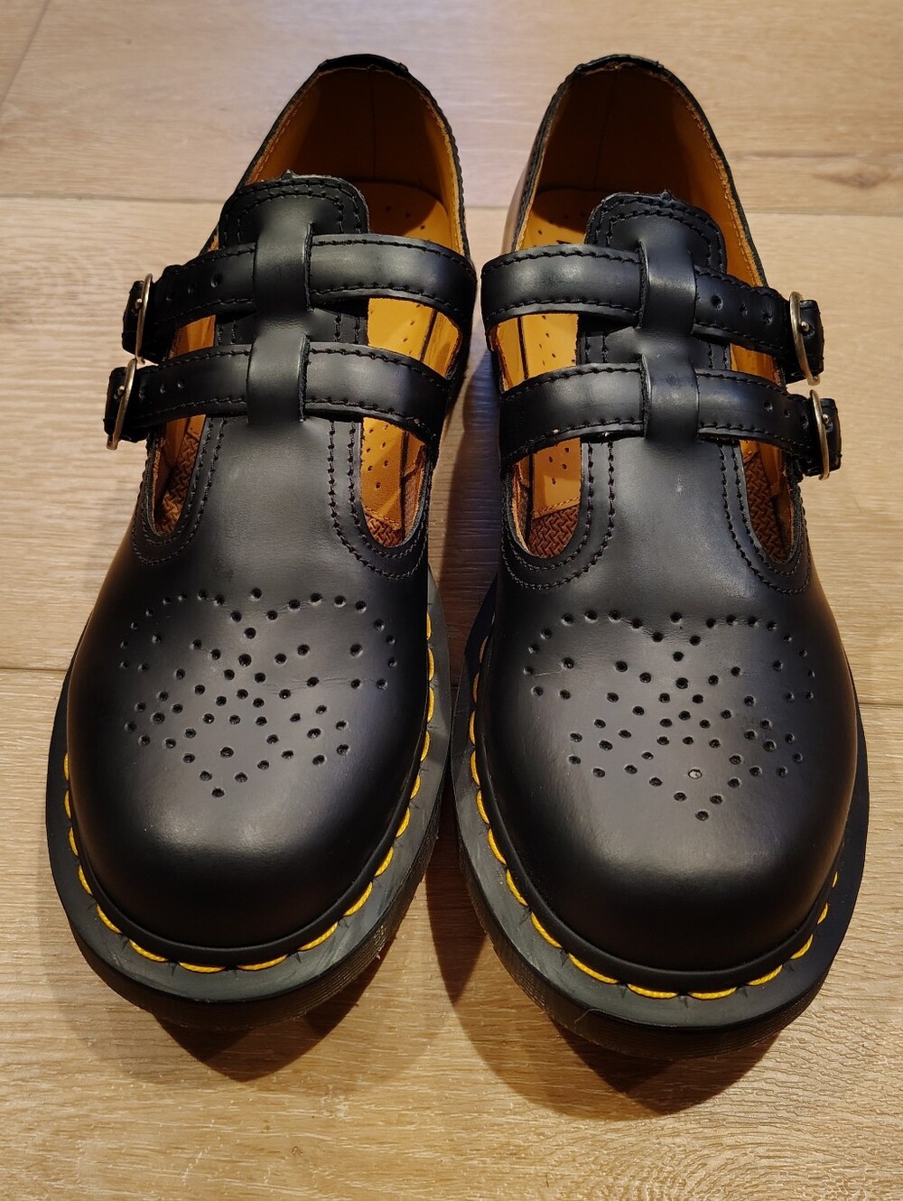 Womens Dr. Martens 12916 Mary Jane Black Strap Buckle shoes women’s US 10 - Picture 3 of 8